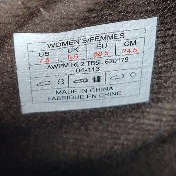 North Face Mackynzie Waterproof Tan Suede Leather Tall Tie Boot Women 7.5 New - Picture 2 of 7